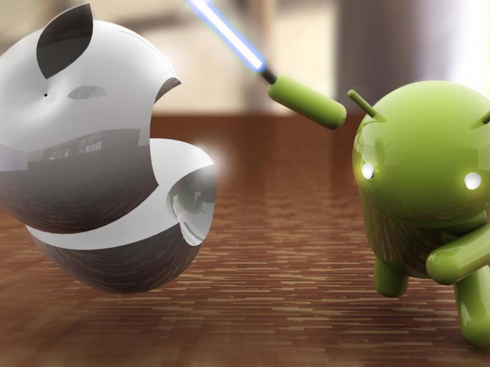 Android defeats Apple